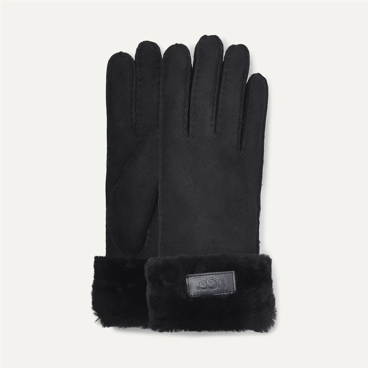 Sheepskin seamed glove  Black