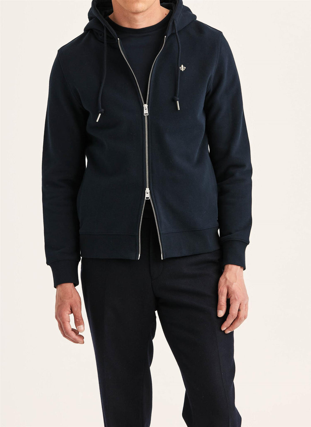 Brandon Lily Zip Hood  Old Blue