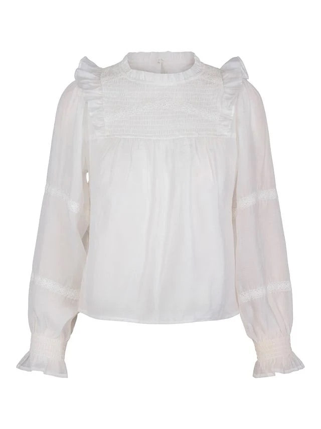 Saga bluse White