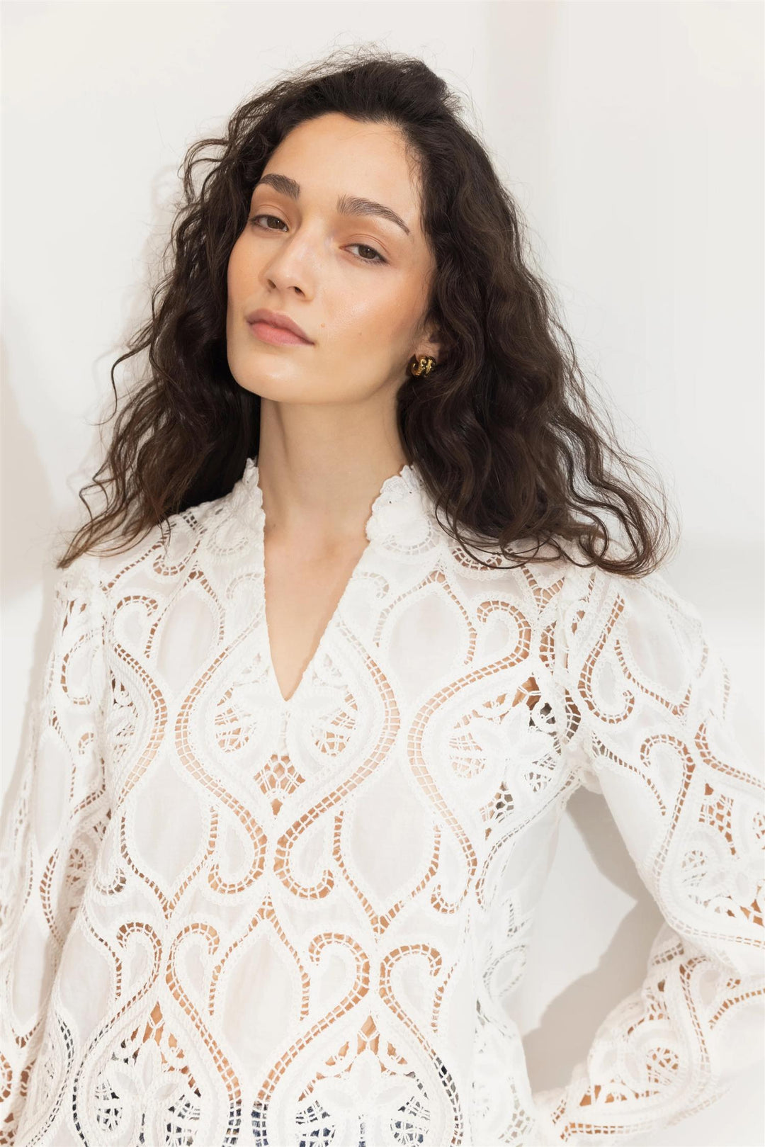 Amelia Blouse  White