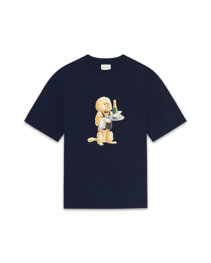 Le T-Shirt Poodle  Navy