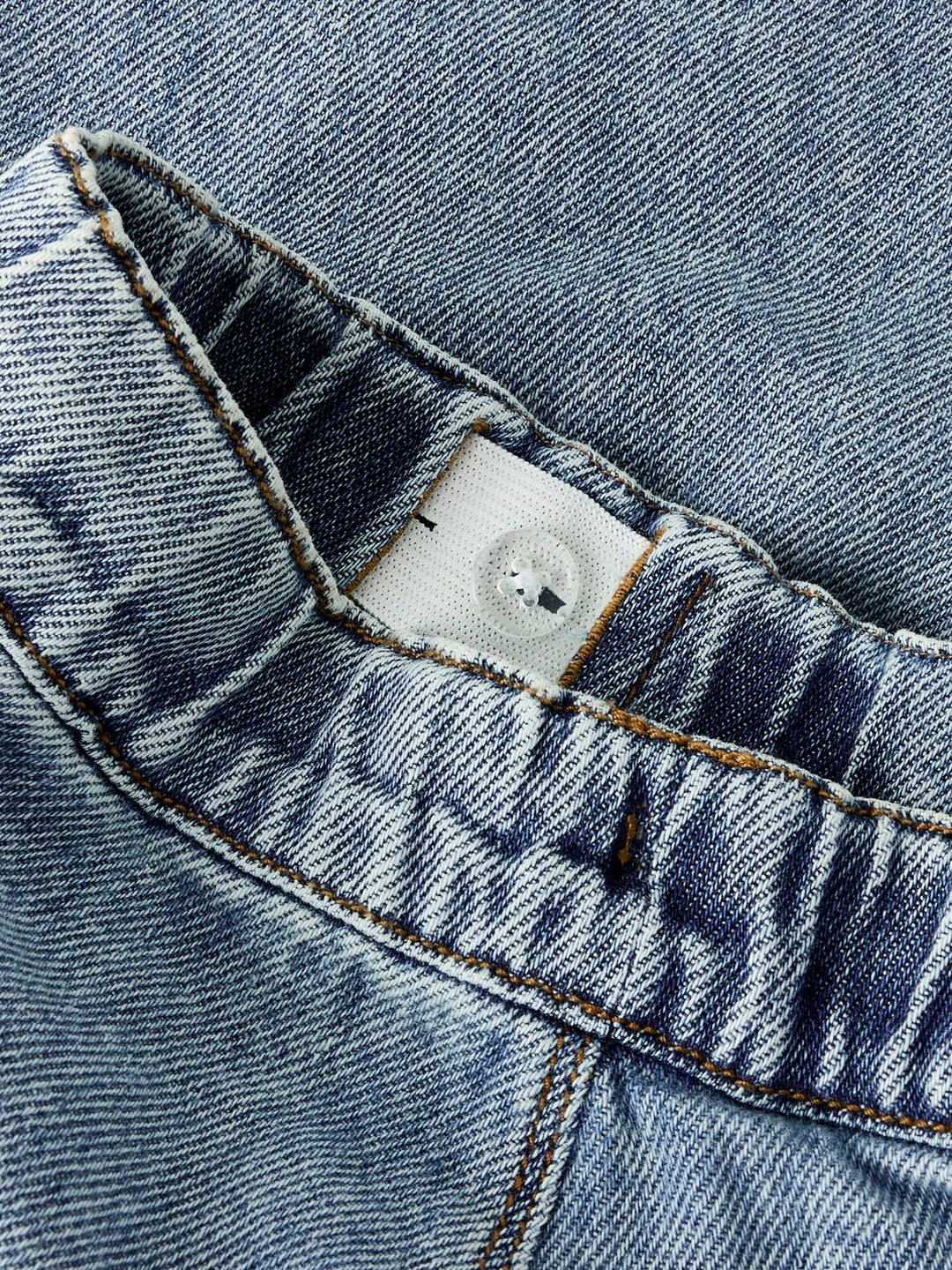 Karole Sim Wide Jeans  Mellomblå