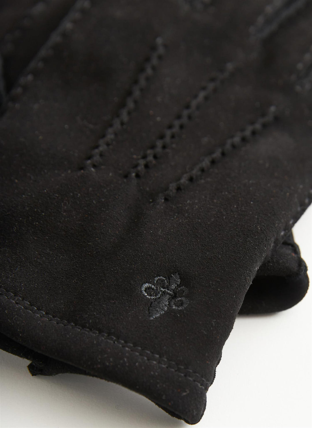Morris Suede Gloves  Black