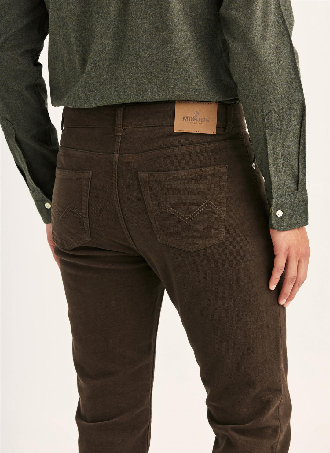 James Winter Twill 5-Pocket  Brown