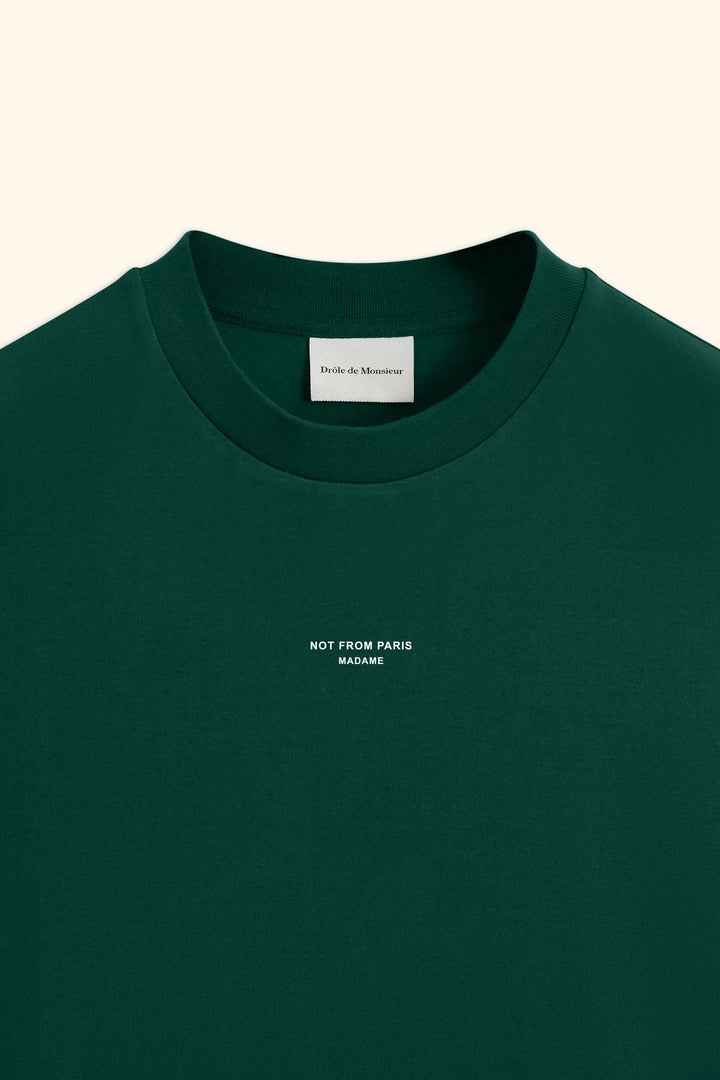 Le T-Shirt Slogan Classique  Dark Green