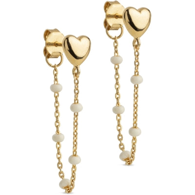 Earrings, Lola Heart  Daisy