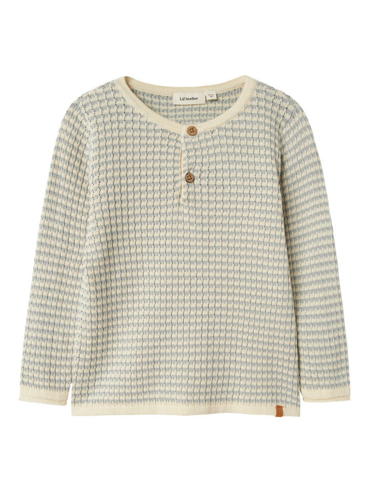 Nmmnelson Ls Knit Lil  Pigeon
