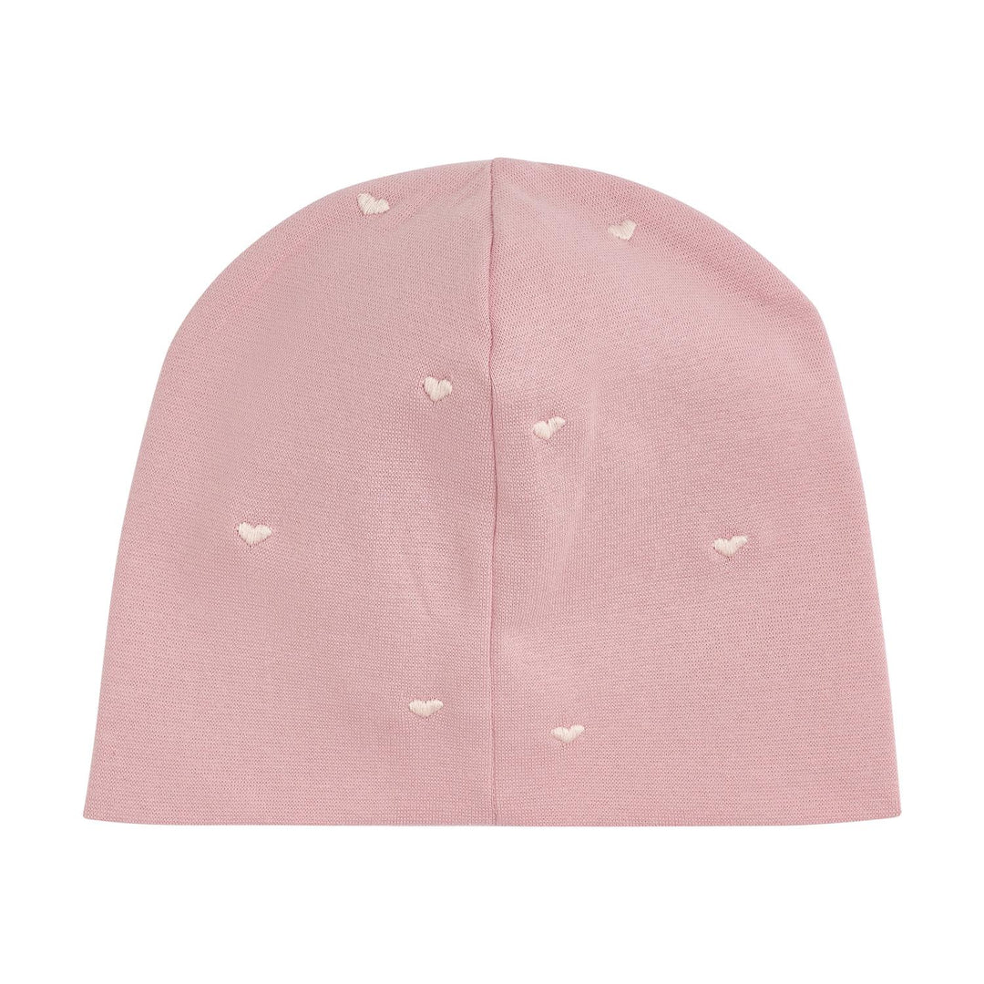 Beanie Rib Embroidery  Pale Mauve
