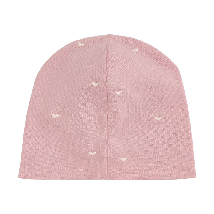 Beanie Rib Embroidery  Pale Mauve