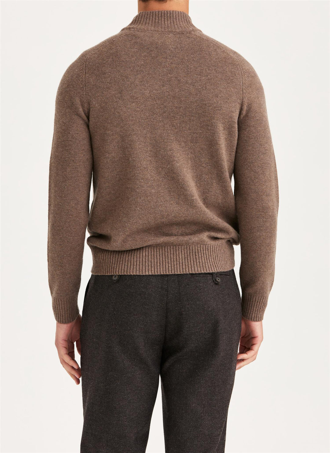 New Hertford Half Zip  Brown