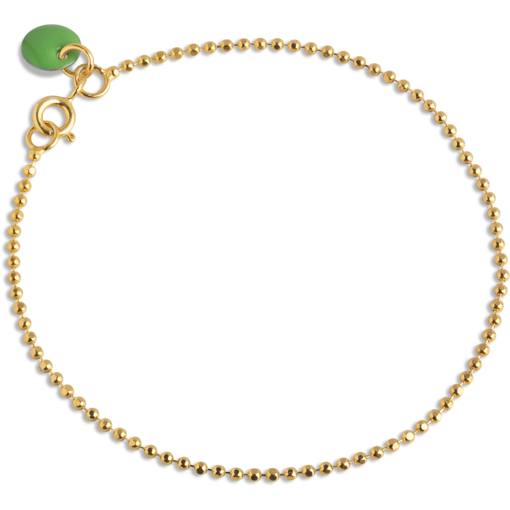 BRACELET BALL CHAIN  Green