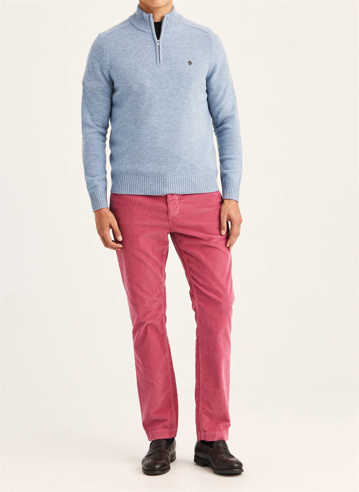 Hertford Half Zip  Blue