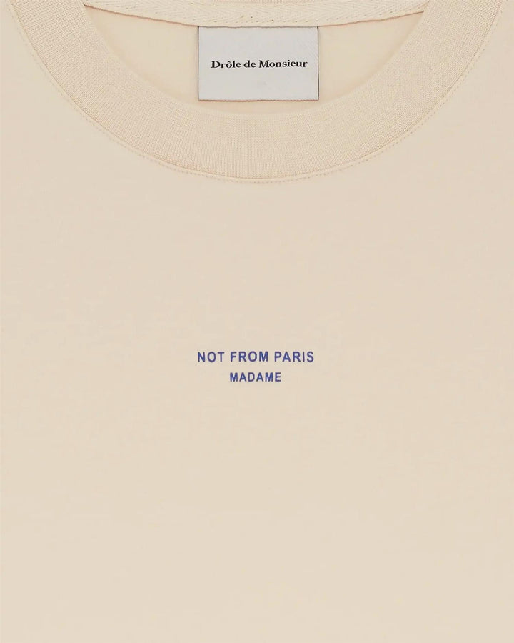 Le t-shirt Slogan Classique  Sand