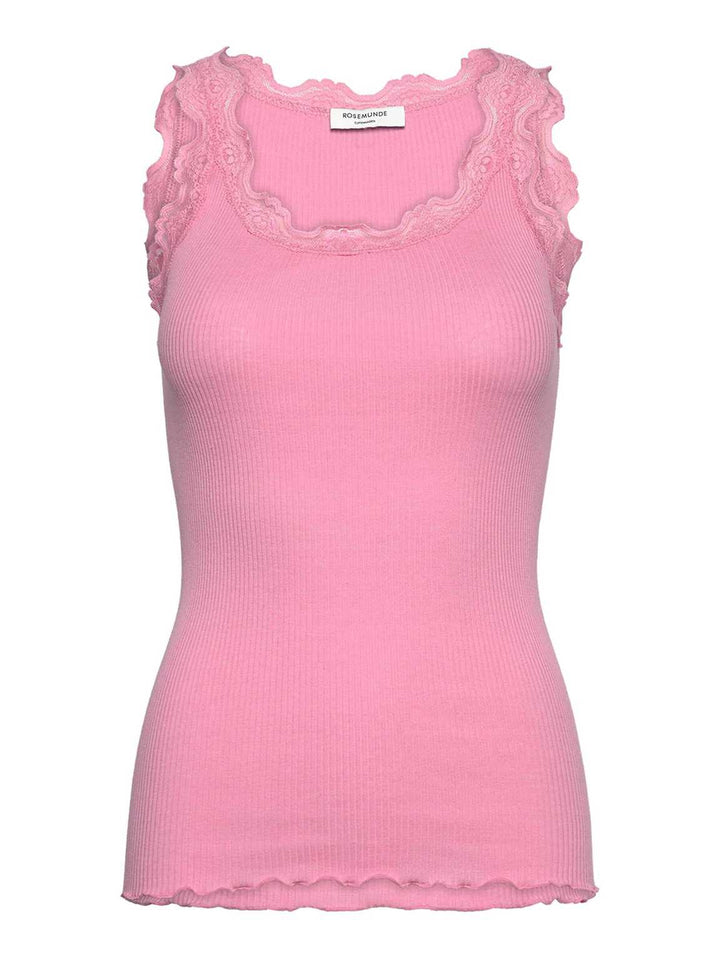RWBabette Silk SL U-neck  Sea Pink