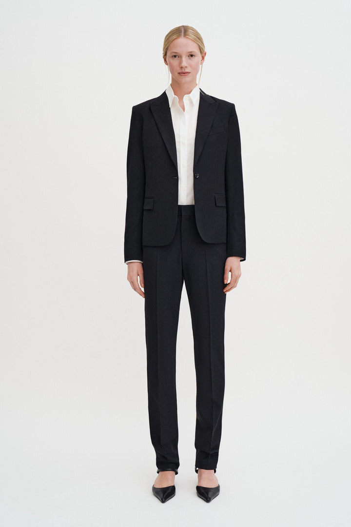 sasha cool wool blazer  Black