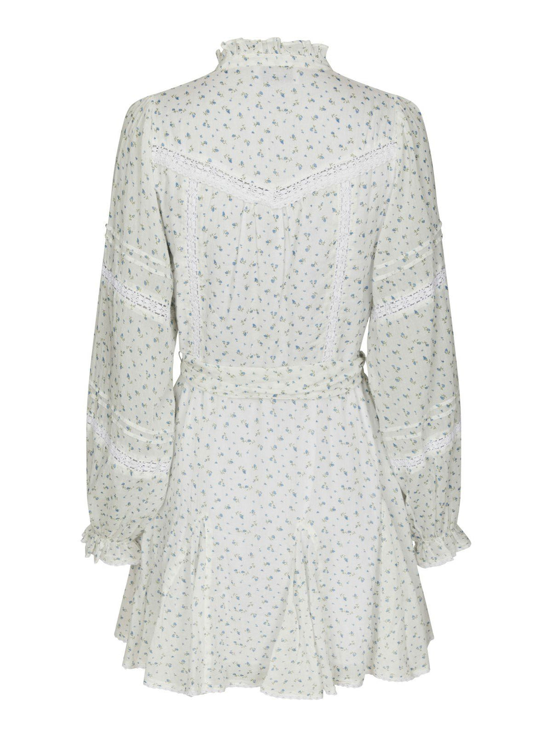 Birgitte Print Flower Dress  Off White