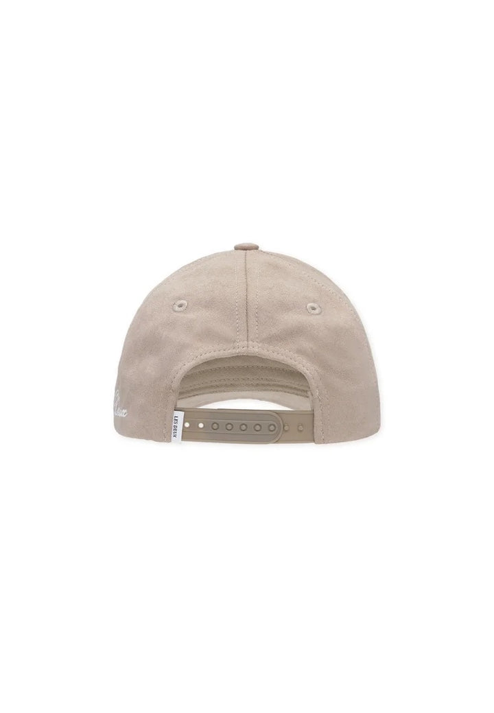 Encore Suede Baseball Cap  Dark Sand