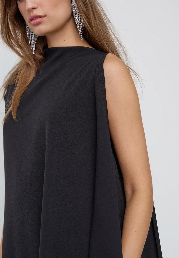FalconCC Drape Top Black