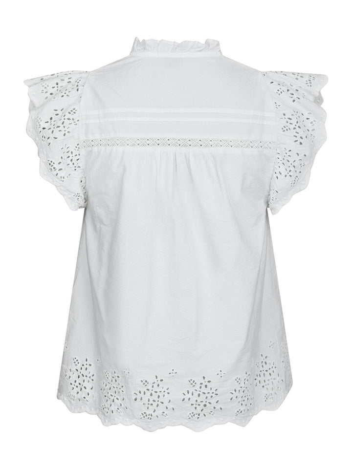 KYOTI EMBROIDERY TOP  White
