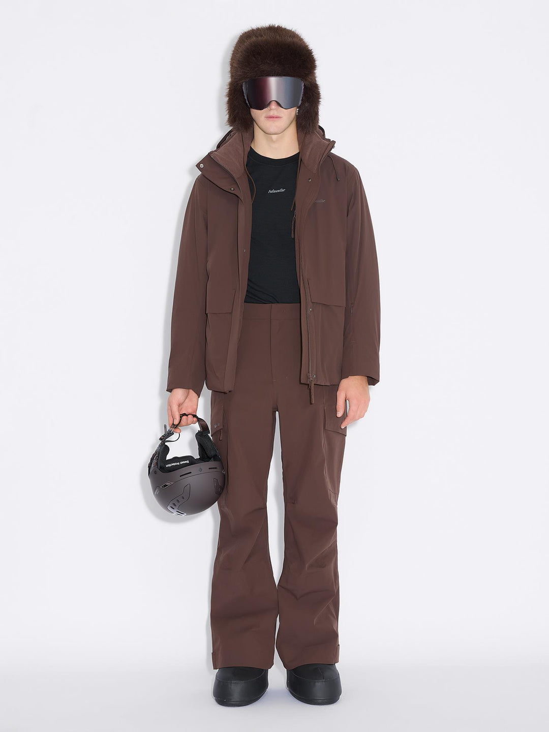 M Tryvann 3l Trousers 25-04_ski  Dk. Brown