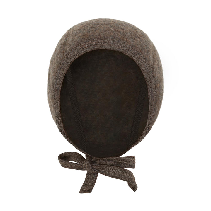 Bonnet Wool Fleece  Brown Melange