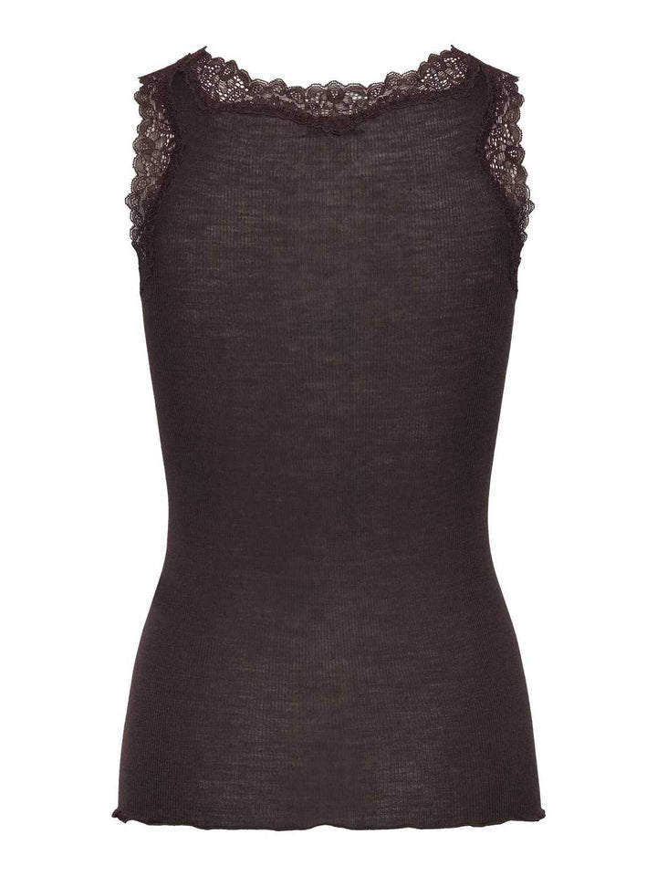 RWBurlington Wool SL Lace Top  Mole