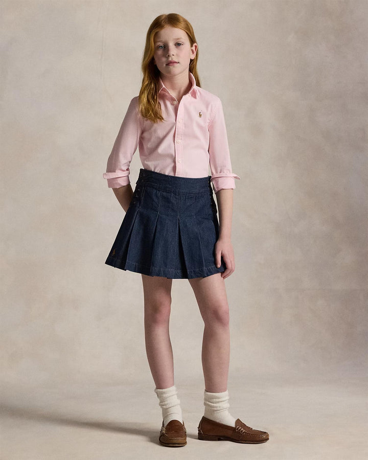 OXFORD SHIRT JENTE  Rosa