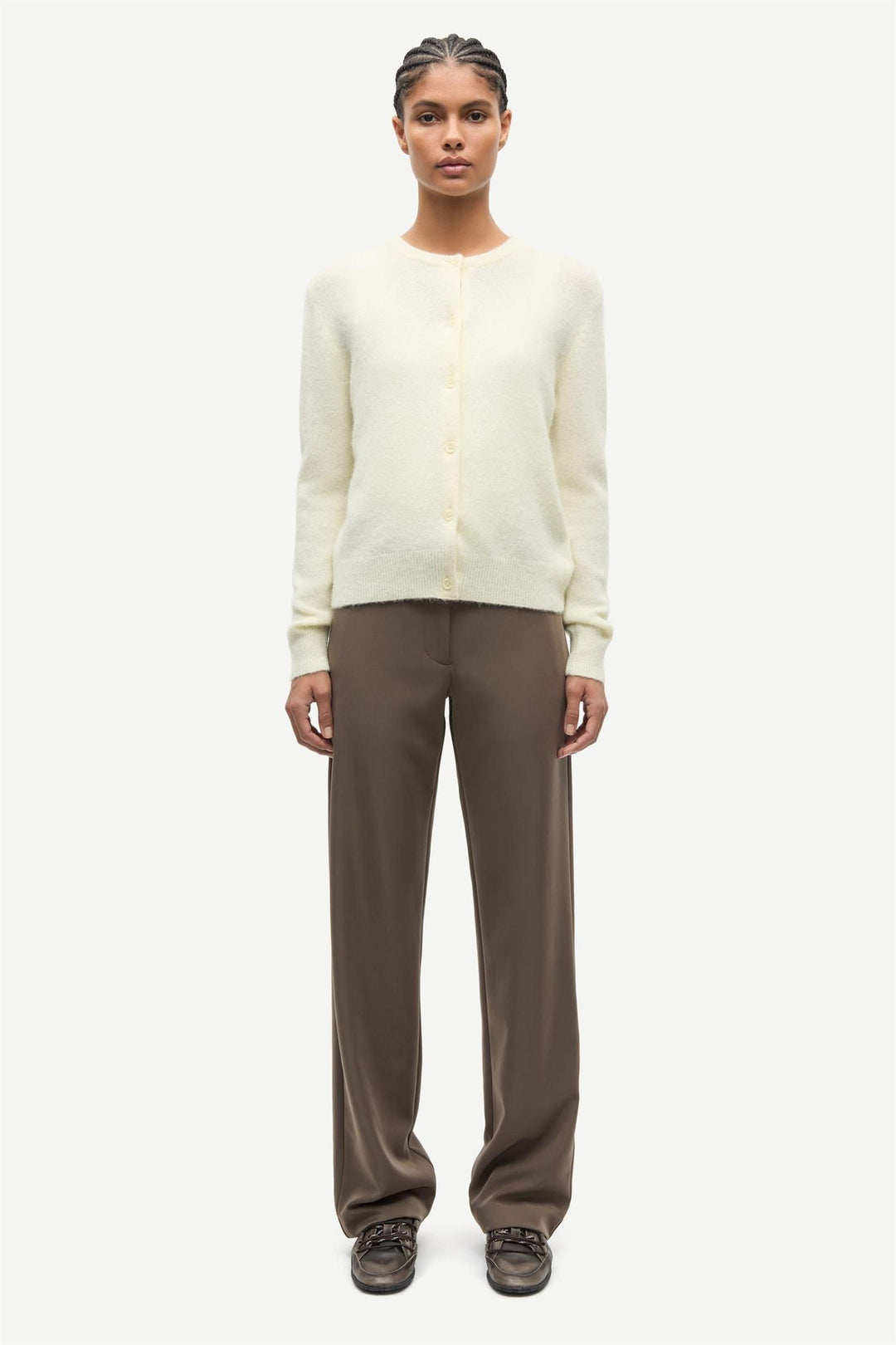 Nor Short Cardigan  Ethereal Green