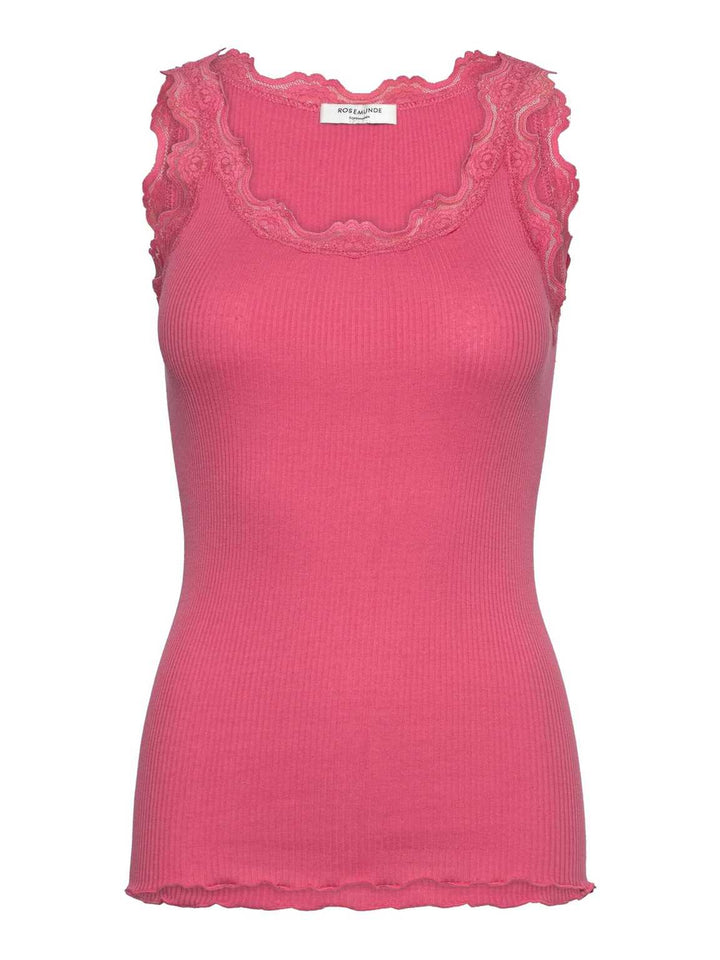 RWBabette Silk U-neck  Rapture Rose
