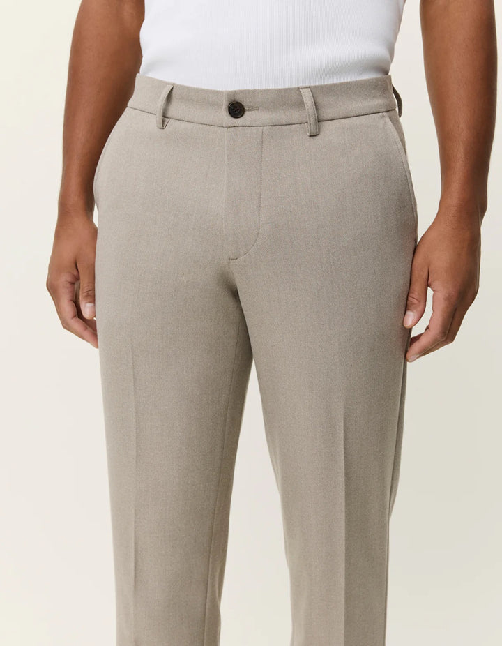 Como Reg Solid Pants  Laurel Oak Sand