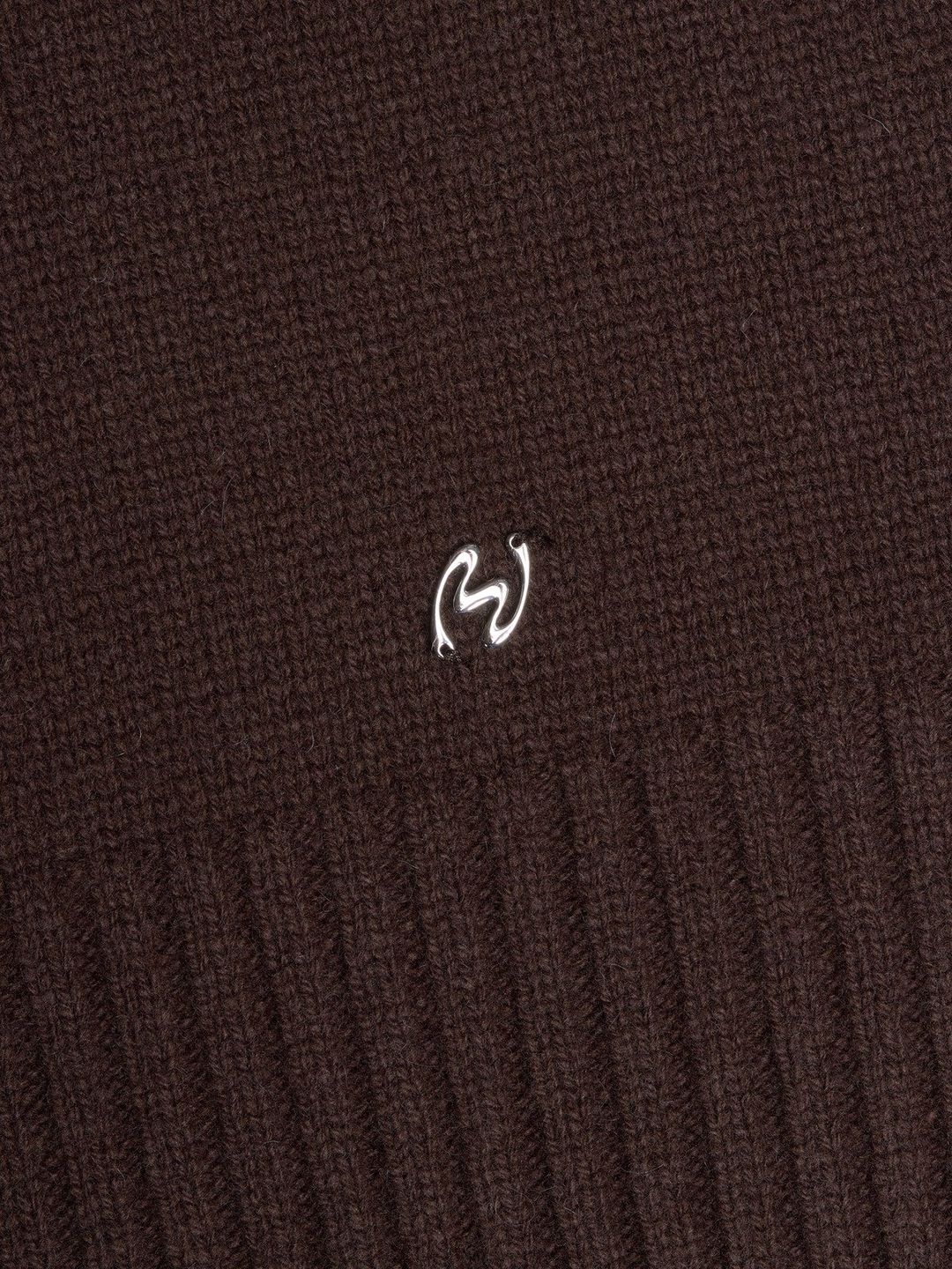 W. Wool Crew  Dk. Brown