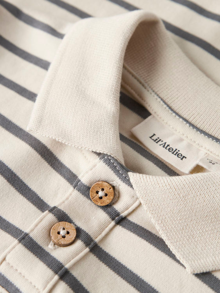 limia Ls Loose Polo Top Lil  Offwhite