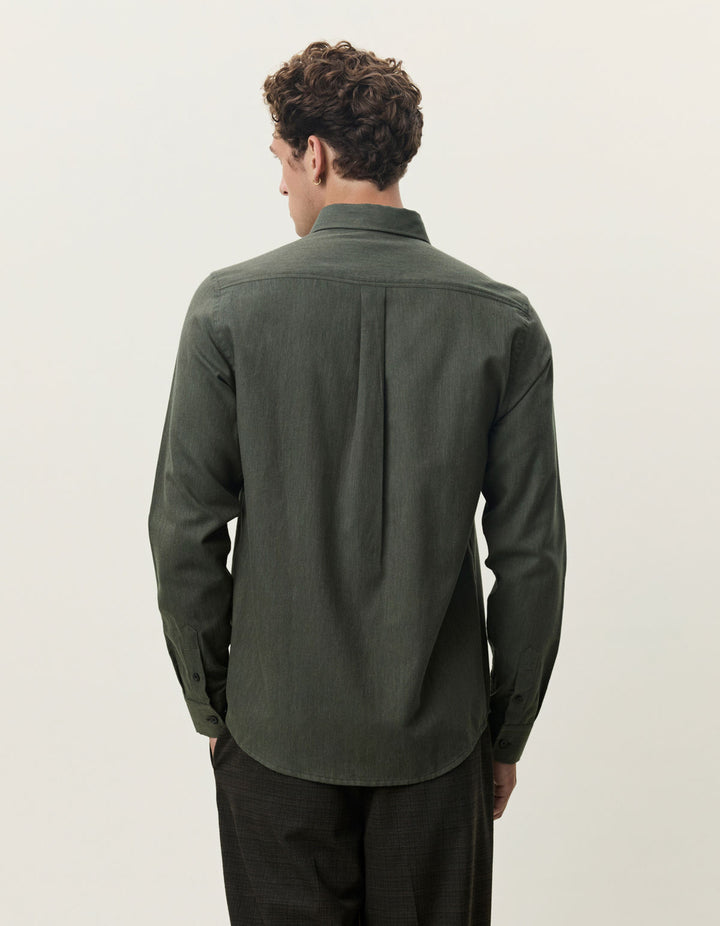 Soft Flannel Shirt Duffel Bag Green