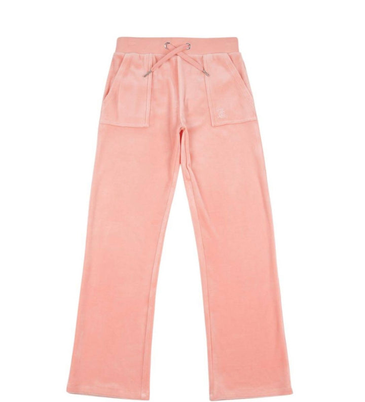 Tonal Wide Leg Jogger  Peach Blossom