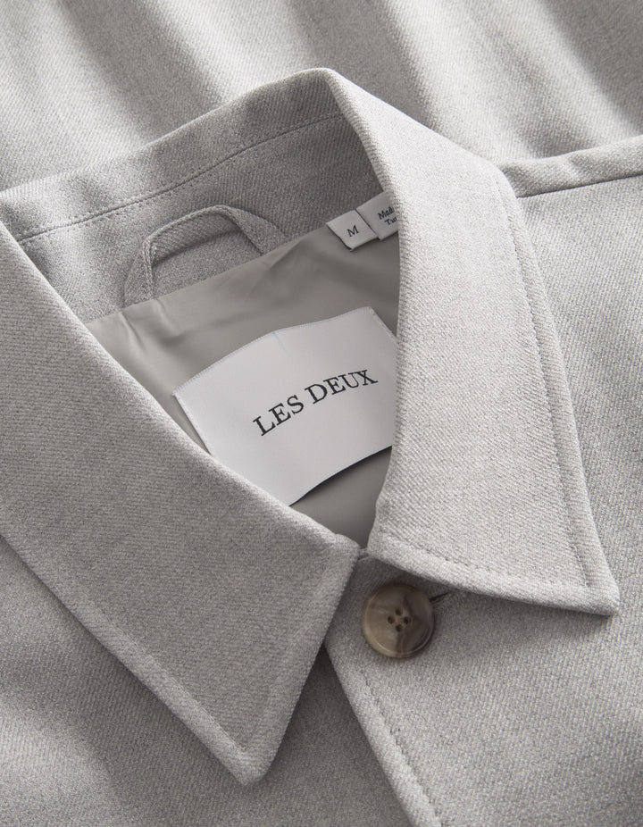 Marseille Hybrid Jacket  Light Grey Melange