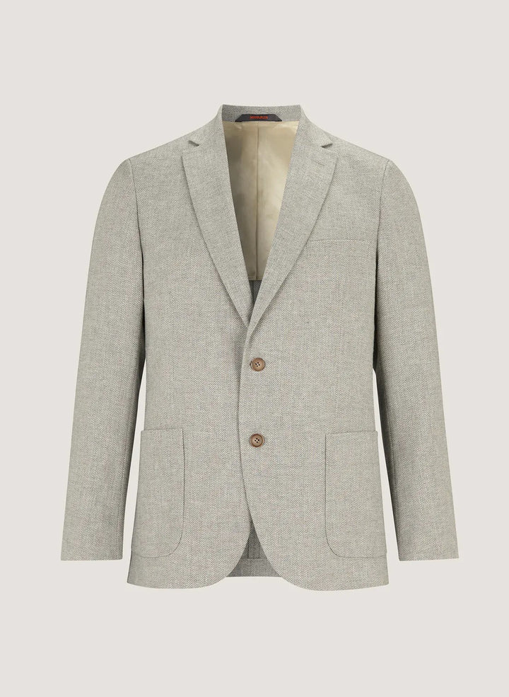 Hayes Herringbone Jkt  Grey