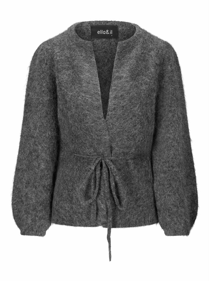 Fredrikke chunky cardigan  Charcoal