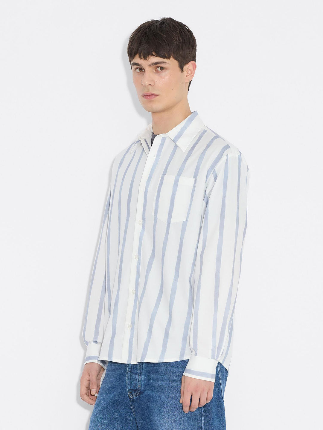 Regular Striped Shirt  Blue Stripe