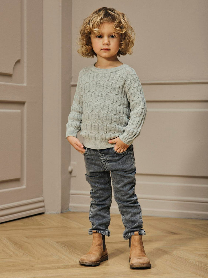 NMNNADIE REG JEANS 4442-CI LIL  Mellomgrå