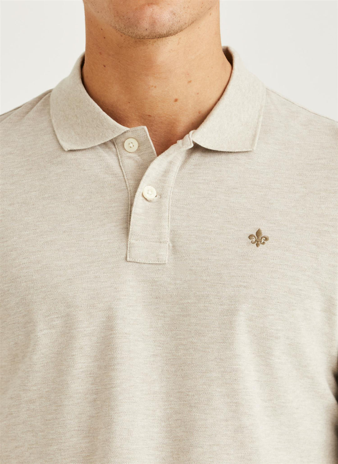 Camden LS Polo Shirt  Khaki