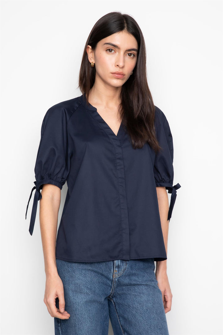 Liza Blouse  Navy