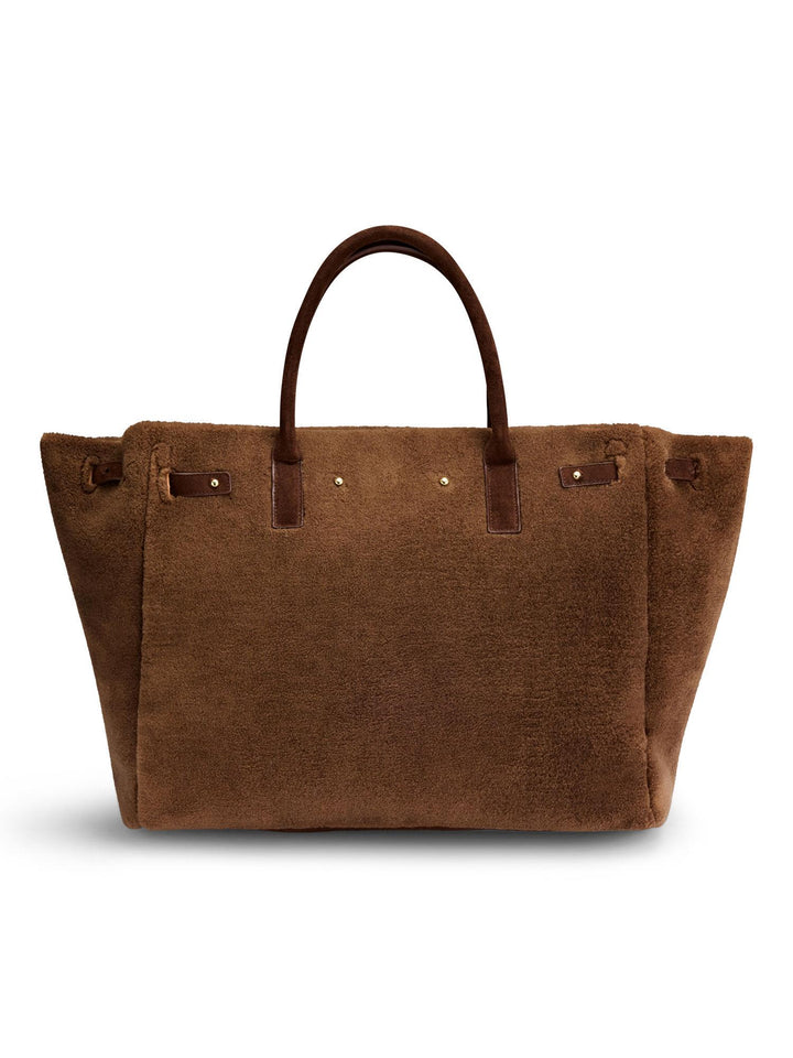 Lykke Shearling Bag  Brown