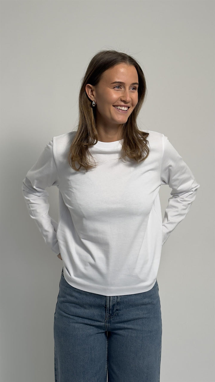 Sacamino Ls T-Shirt  White