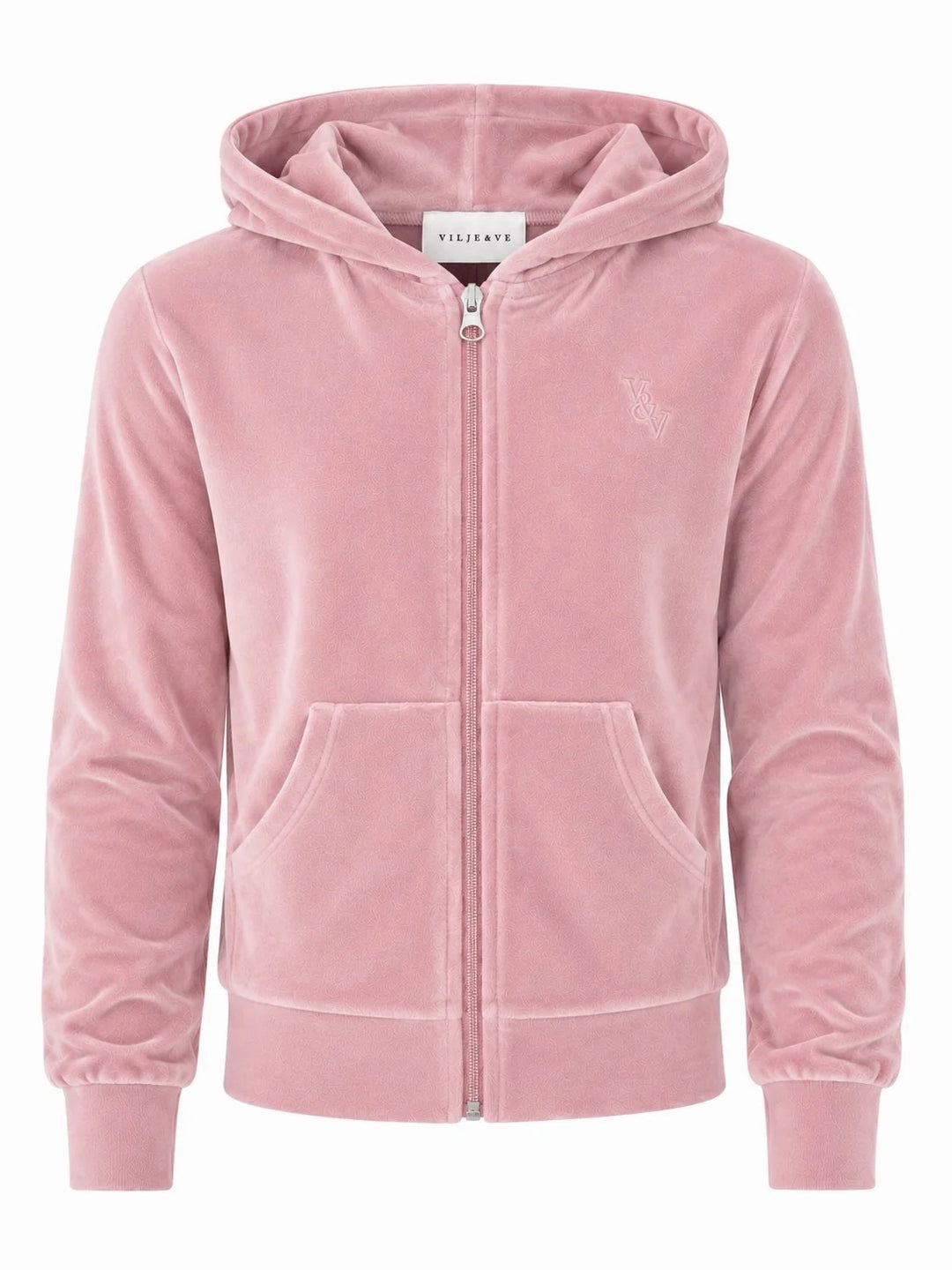 Hermine velour jakke  Soft Pink