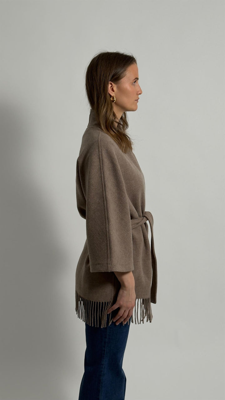 Akila Lambswool Jacket  Desert