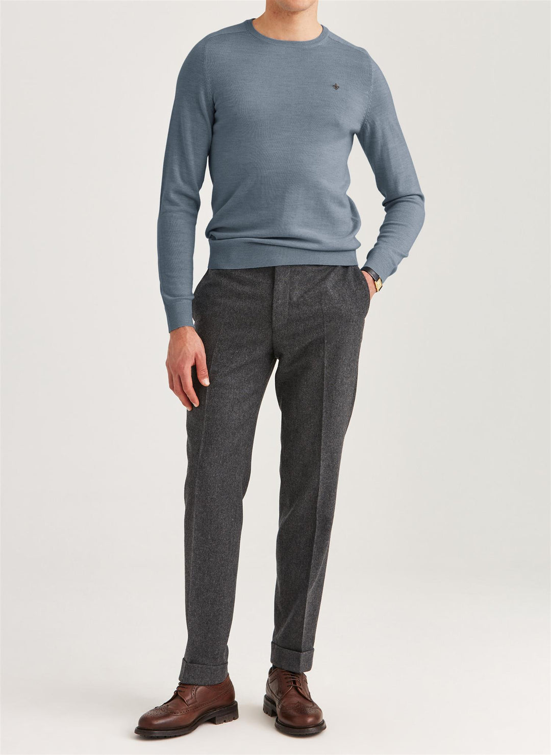 Merino Oneck  Blue