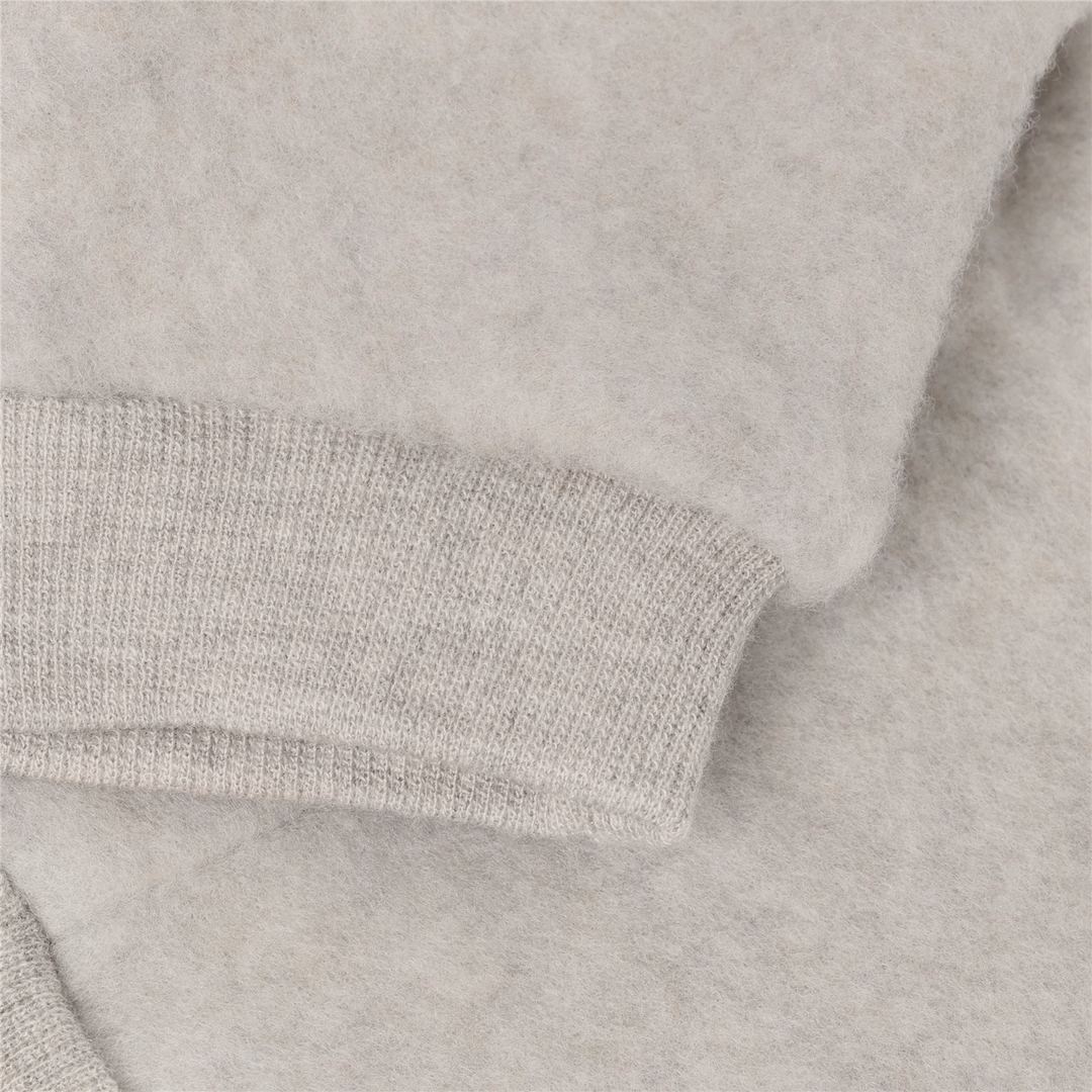 Pants Wool Fleece  Camel Melange
