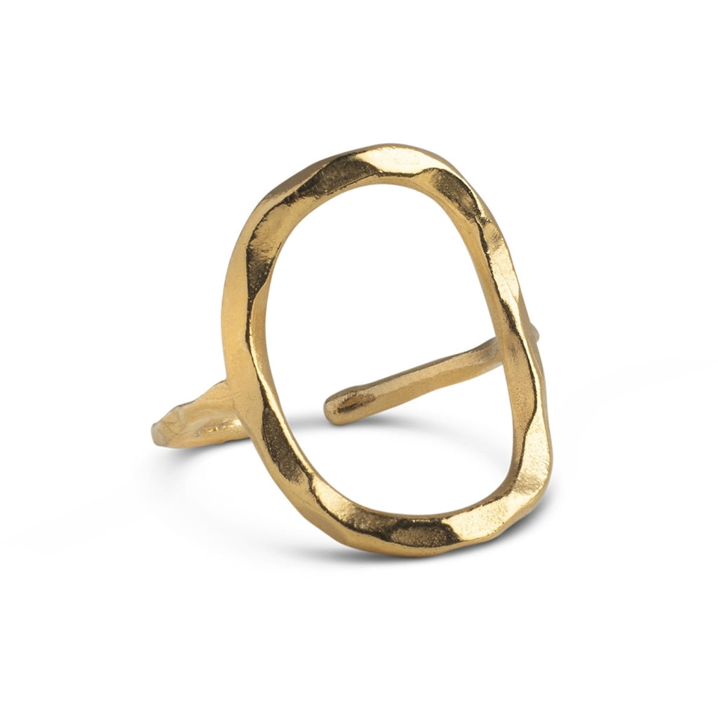 Ring, Organic Arena Gold Plated