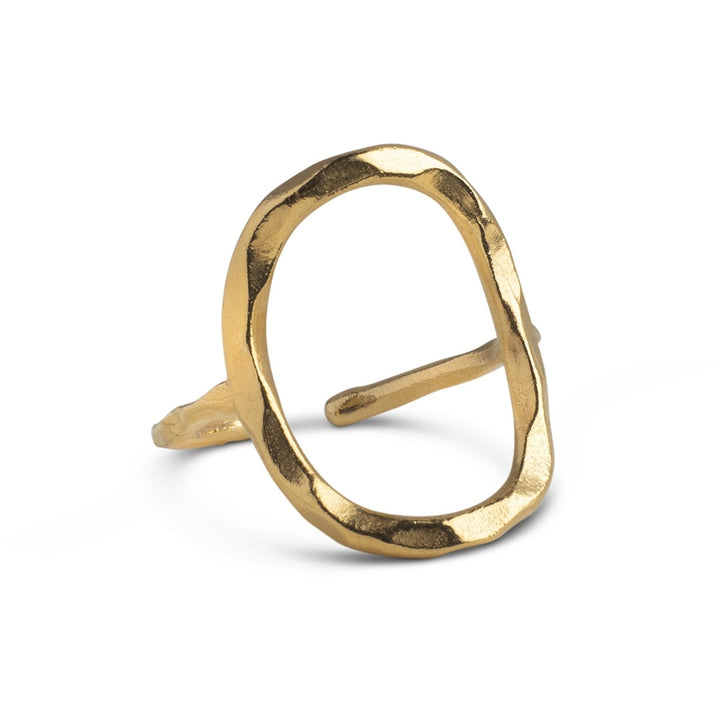 Ring, Organic Arena Gold Plated