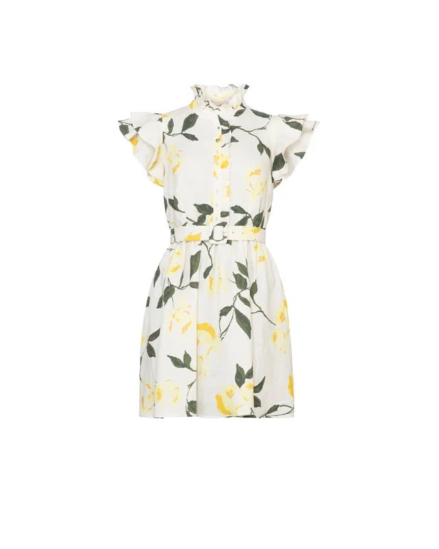 LINEN RUFFLE DRSS  Sunlight